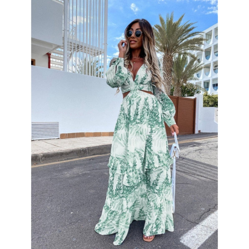 Eliza - Elegant Maxi Dress with Refined Cut