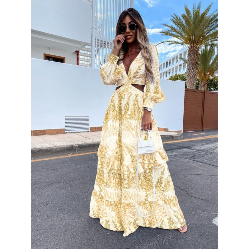 Eliza - Elegant Maxi Dress with Refined Cut