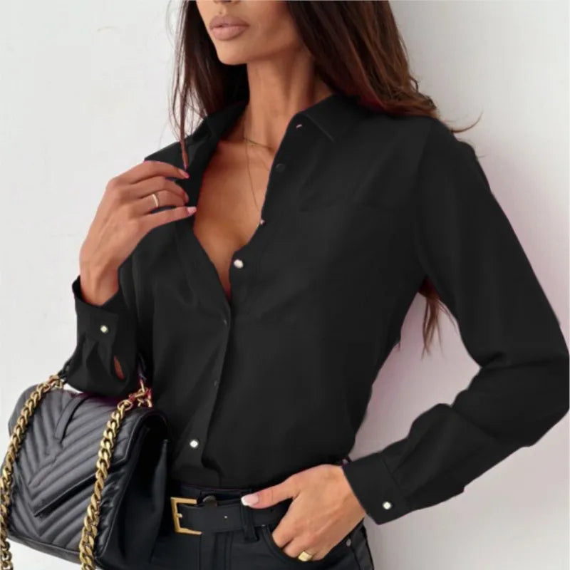 Olive - Stylish Button Down Shirt