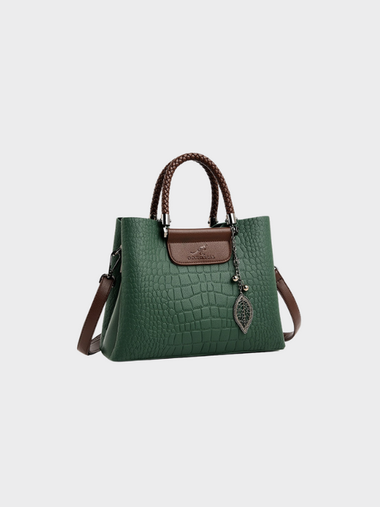 Barbara - Structured Leather Top Handle Bag