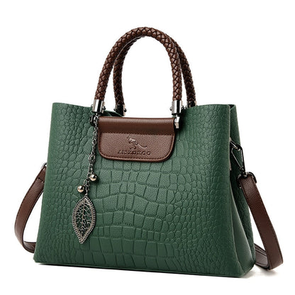 Barbara - Structured Leather Top Handle Bag