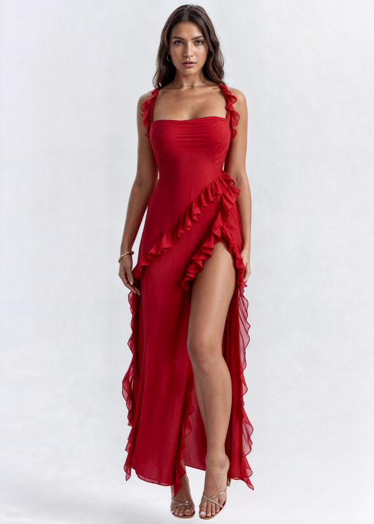 Sophia - Elegant Open Leg Dress