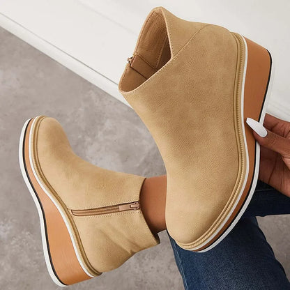 Bella - Elegant Wool-Lined Boots