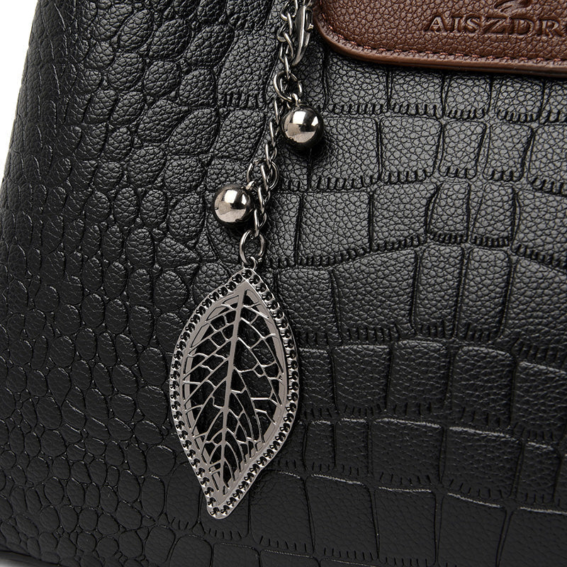 Barbara - Structured Leather Top Handle Bag