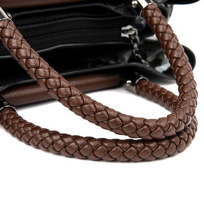 Barbara - Structured Leather Top Handle Bag